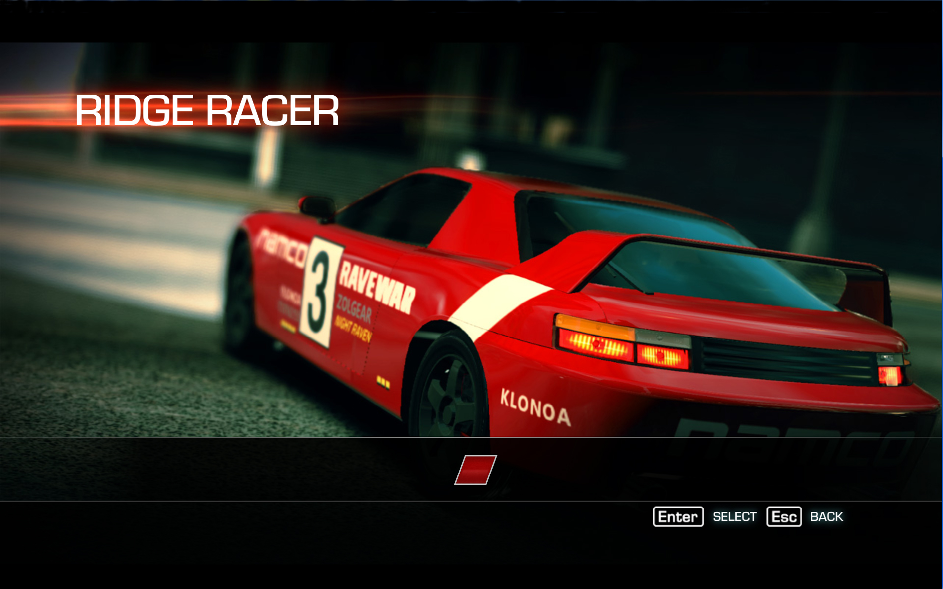 Ridge Racer Unbounded - Ridge Racer 1 Machine and the Hearse Pack screenshot