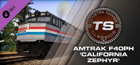 Train Simulator: Amtrak F40PH ‘California Zephyr’ Loco Add-On