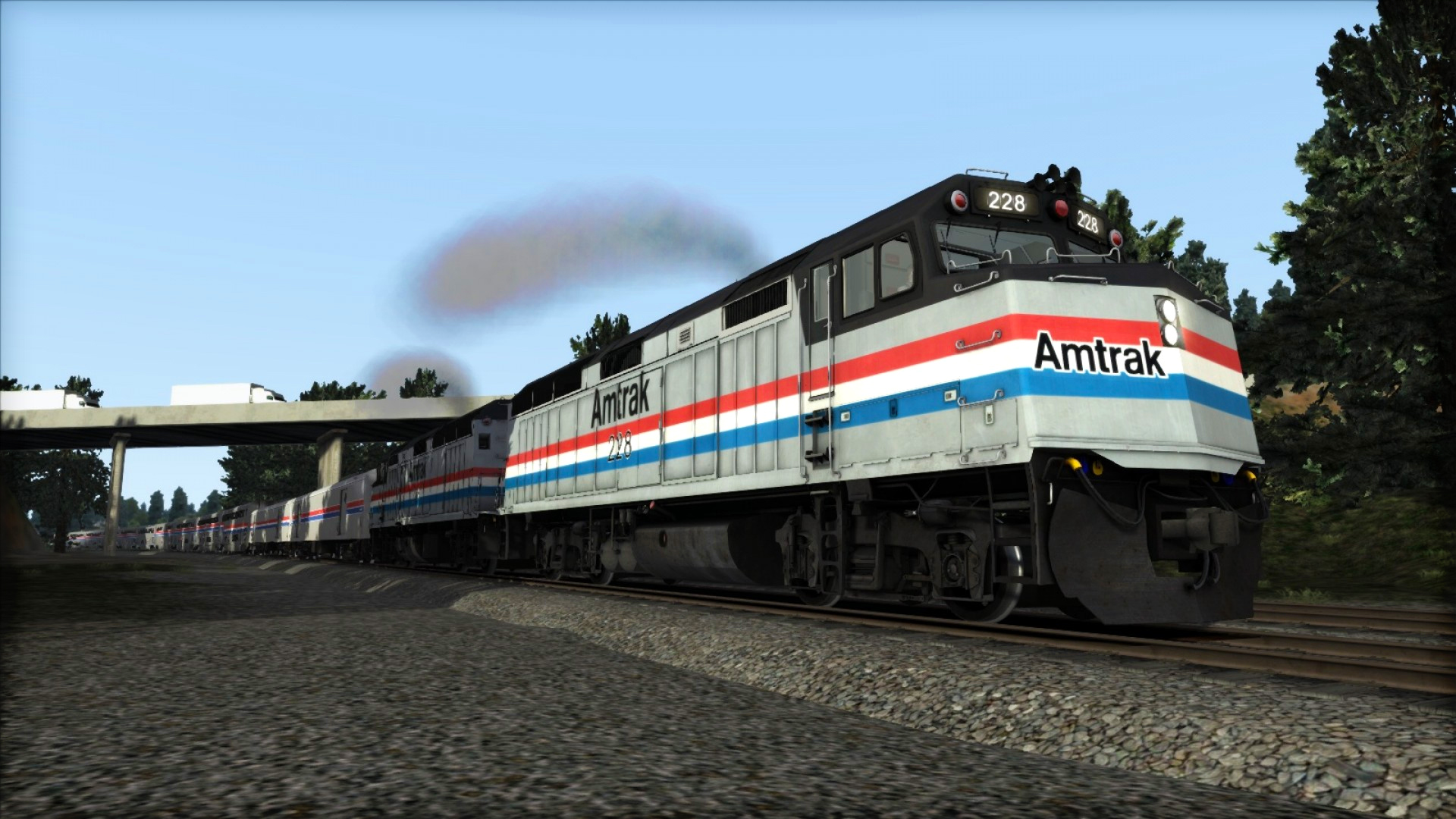 Train Simulator: Amtrak F40PH ‘California Zephyr’ Loco Add-On screenshot