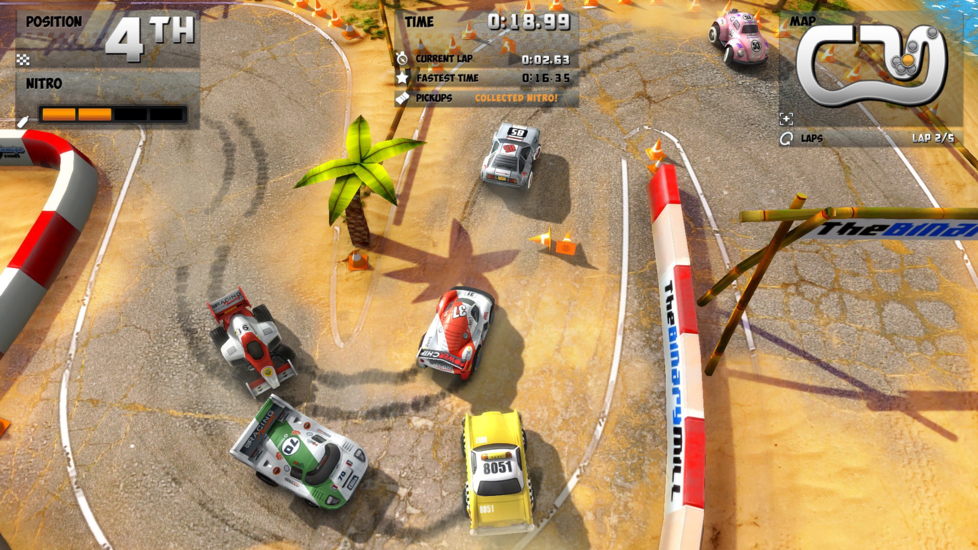 how to play multiplayer mini motor racing
