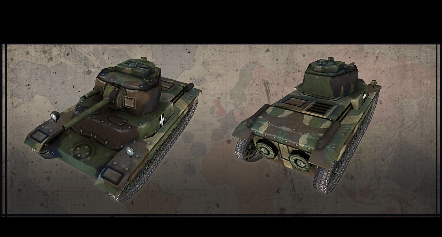 Hearts of Iron III: Axis Minors Vehicle Pack screenshot
