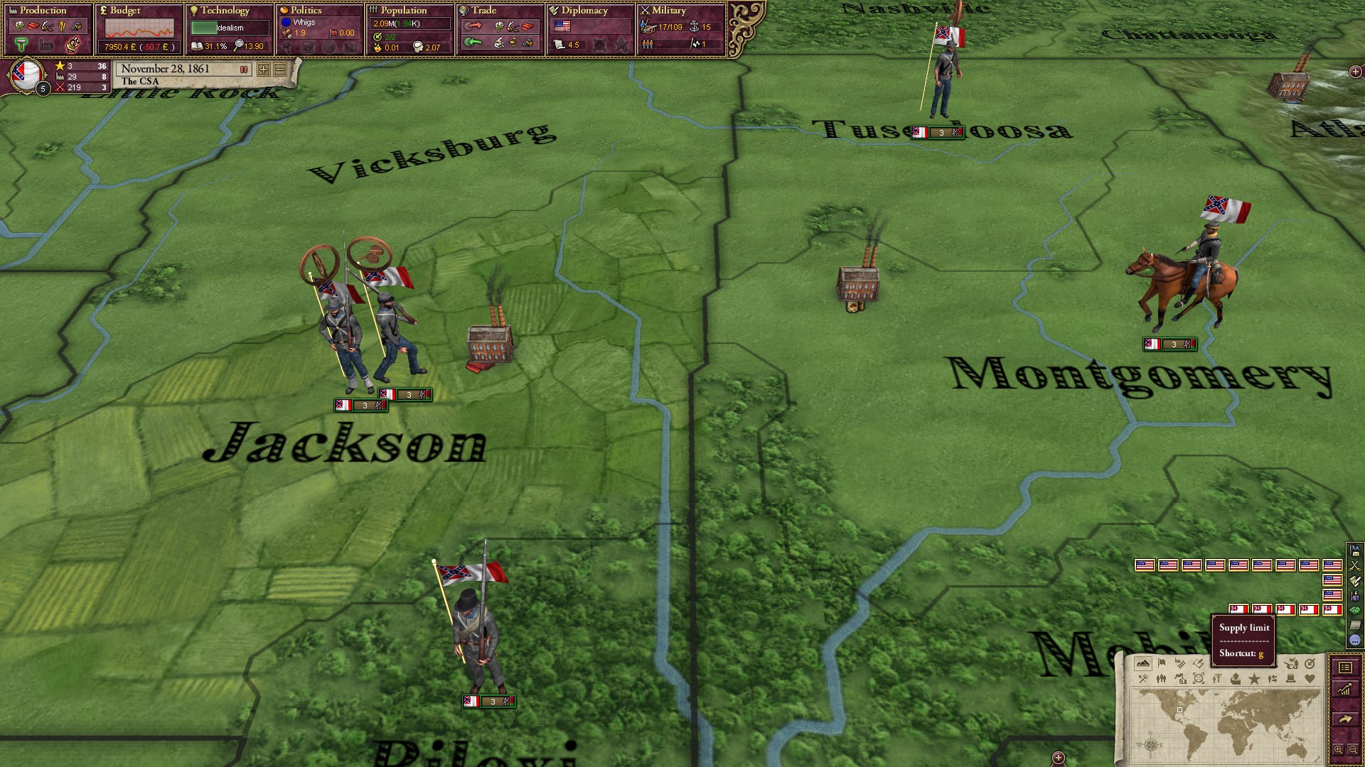 Victoria II: A House Divided - American Civil War Spritepack screenshot