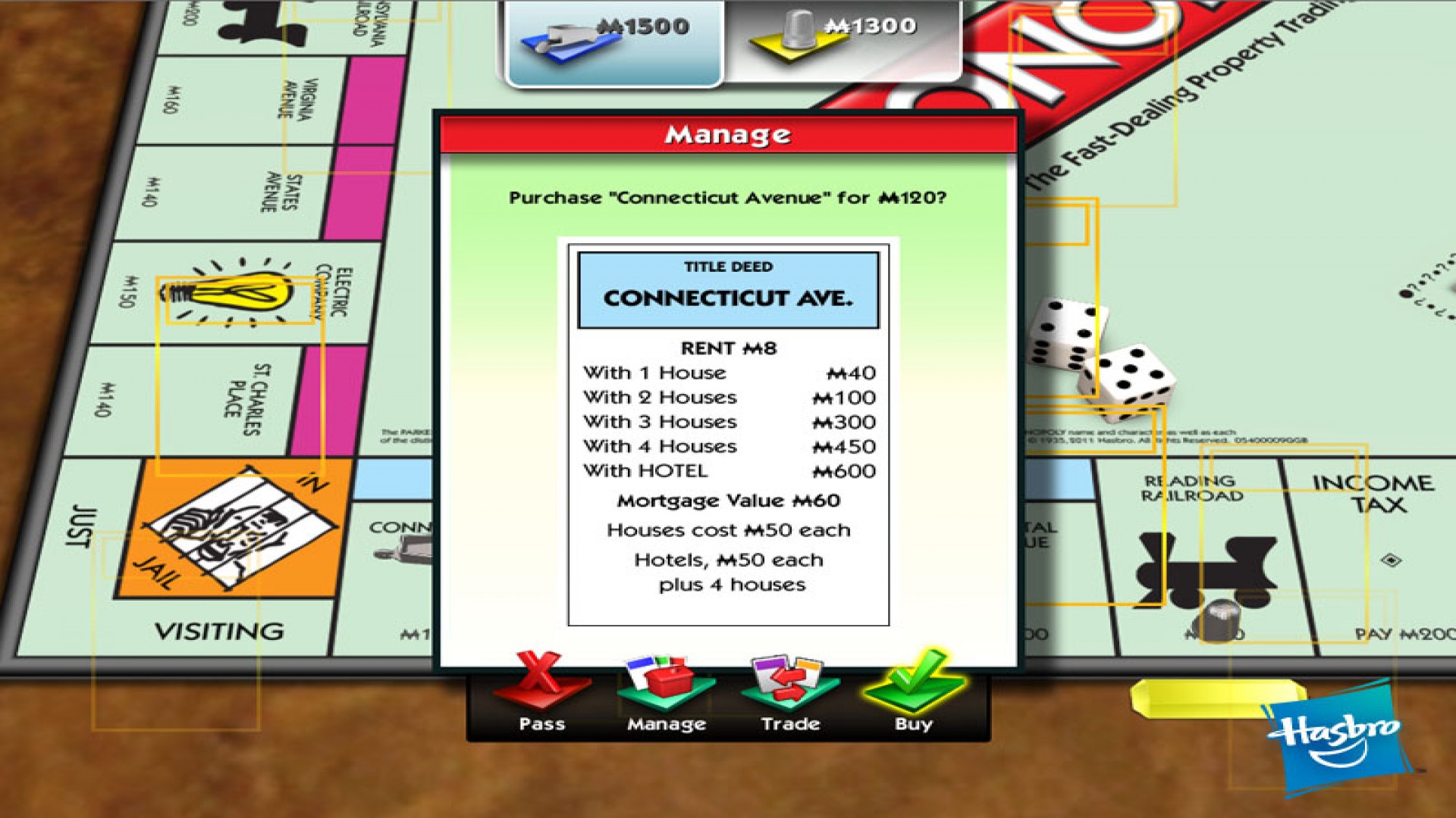 Monopoly screenshot