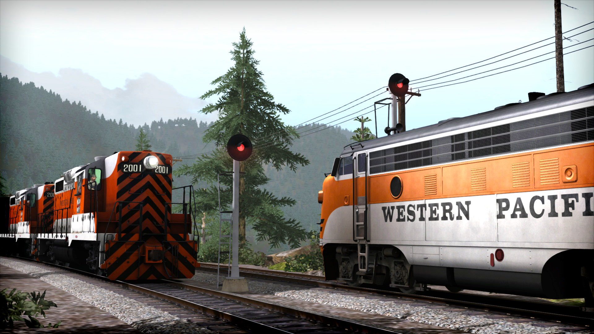 Train Simulator: Western Pacific GP20 High Nose Loco Add-On screenshot