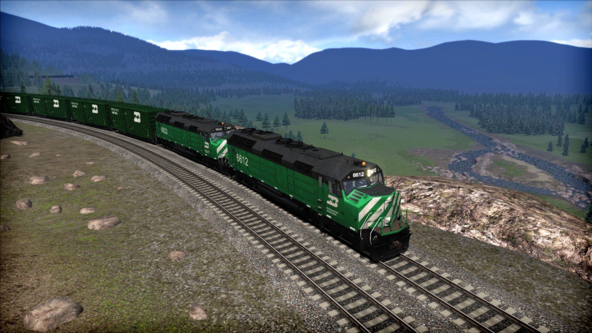 Train Simulator: Burlington Northern F45 Loco Add-On screenshot