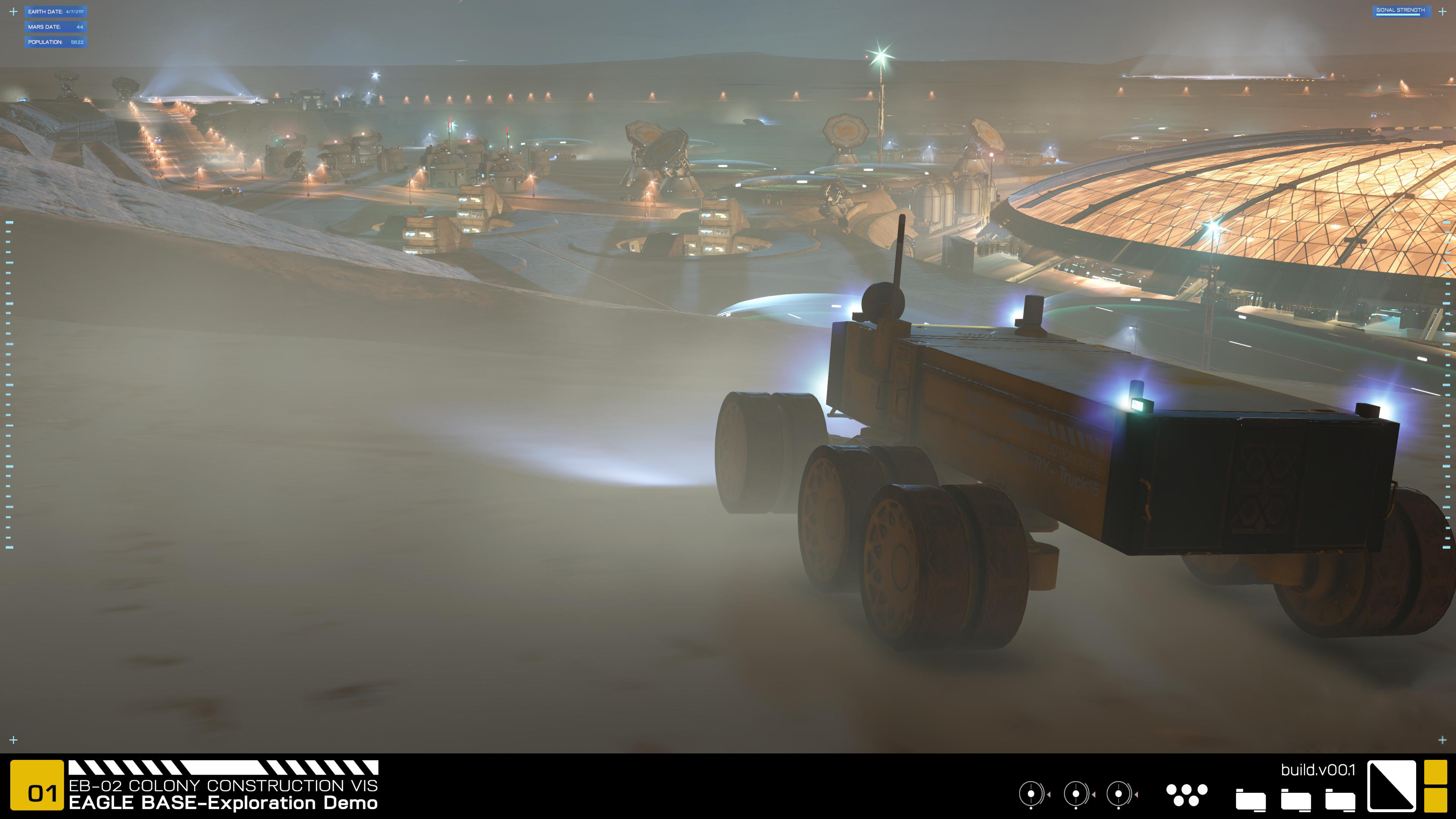 Project Eagle: A 3D Interactive Mars Base screenshot