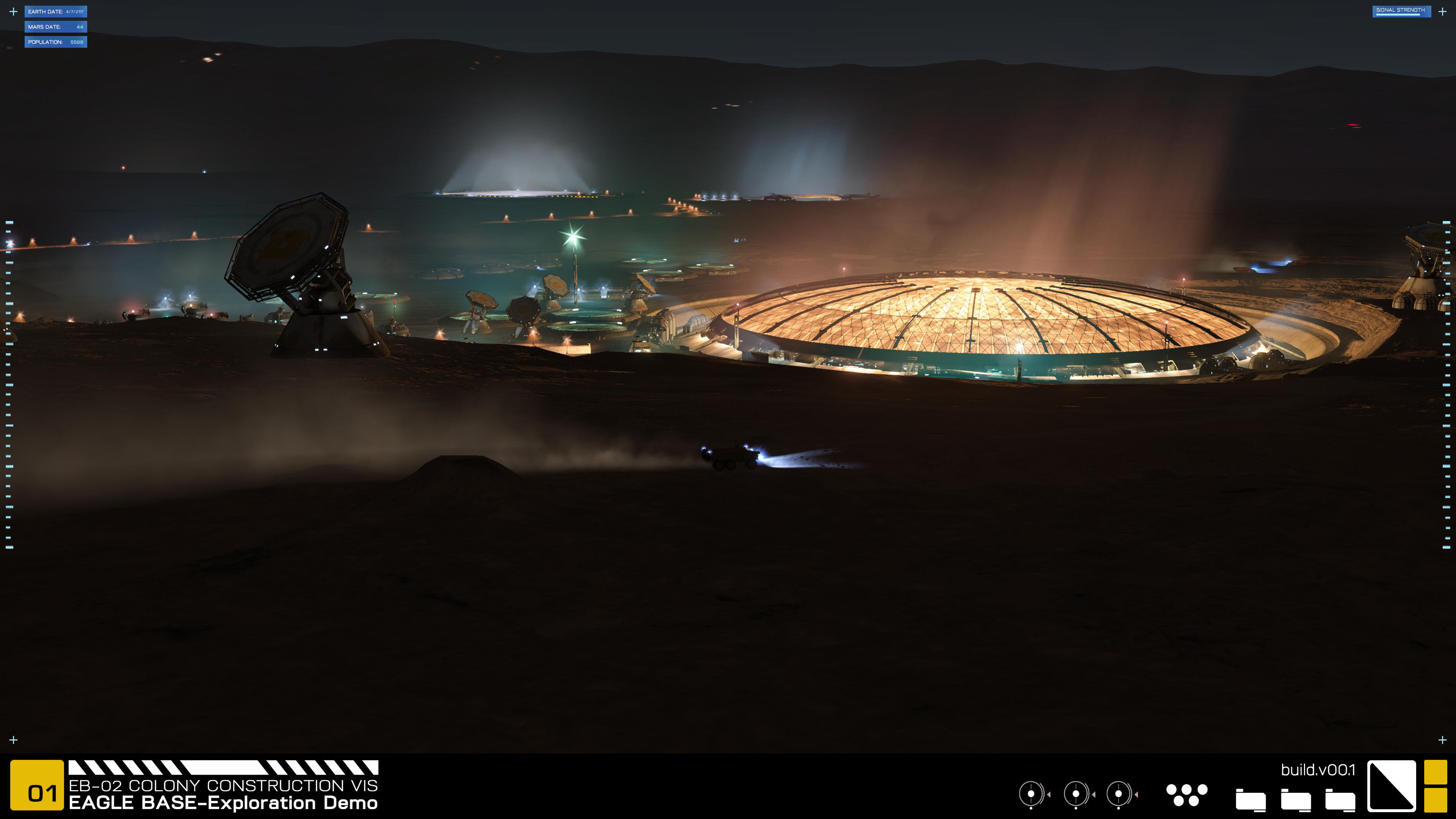 Project Eagle: A 3D Interactive Mars Base screenshot