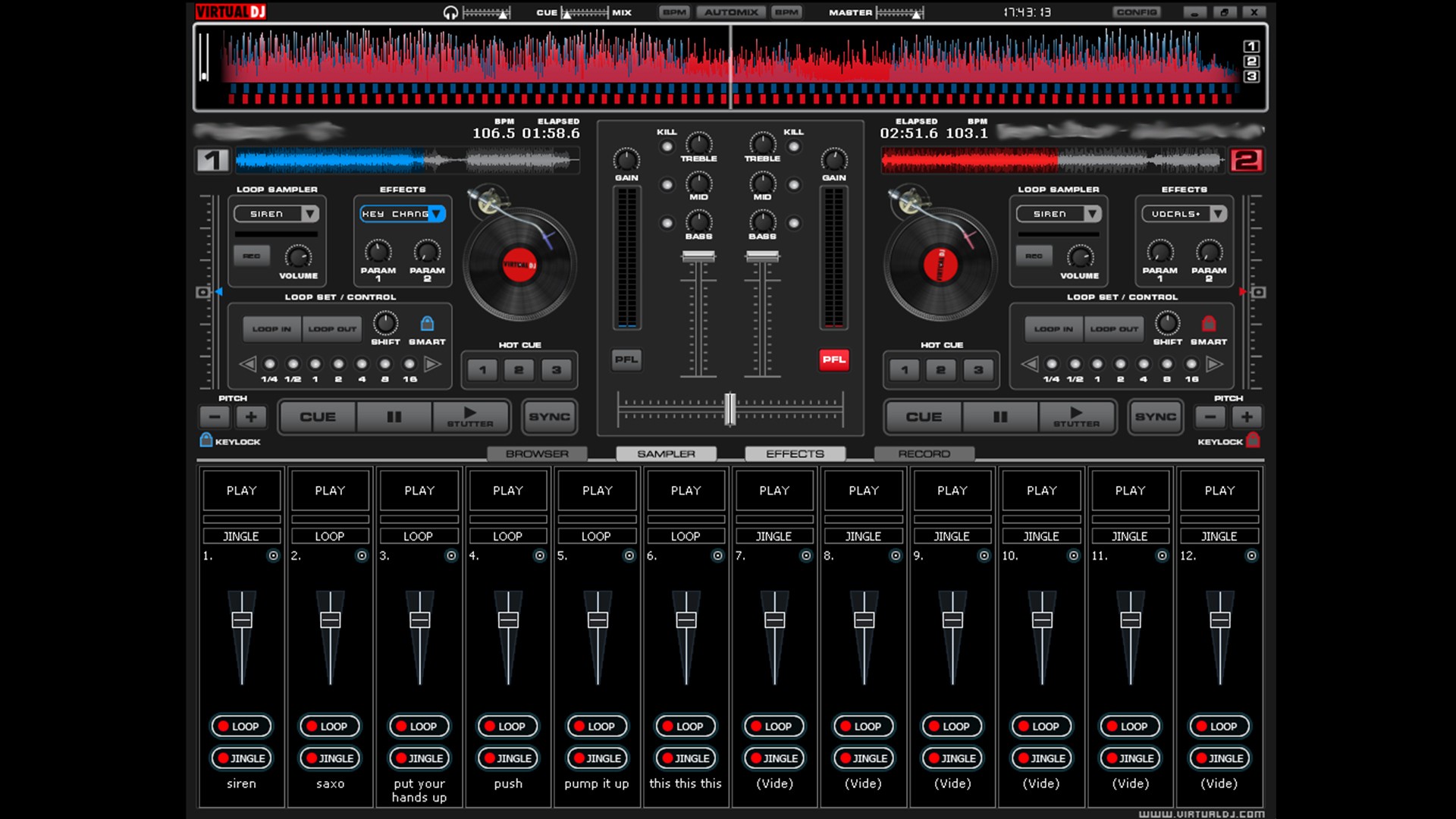 Virtual DJ - Broadcaster Edition screenshot