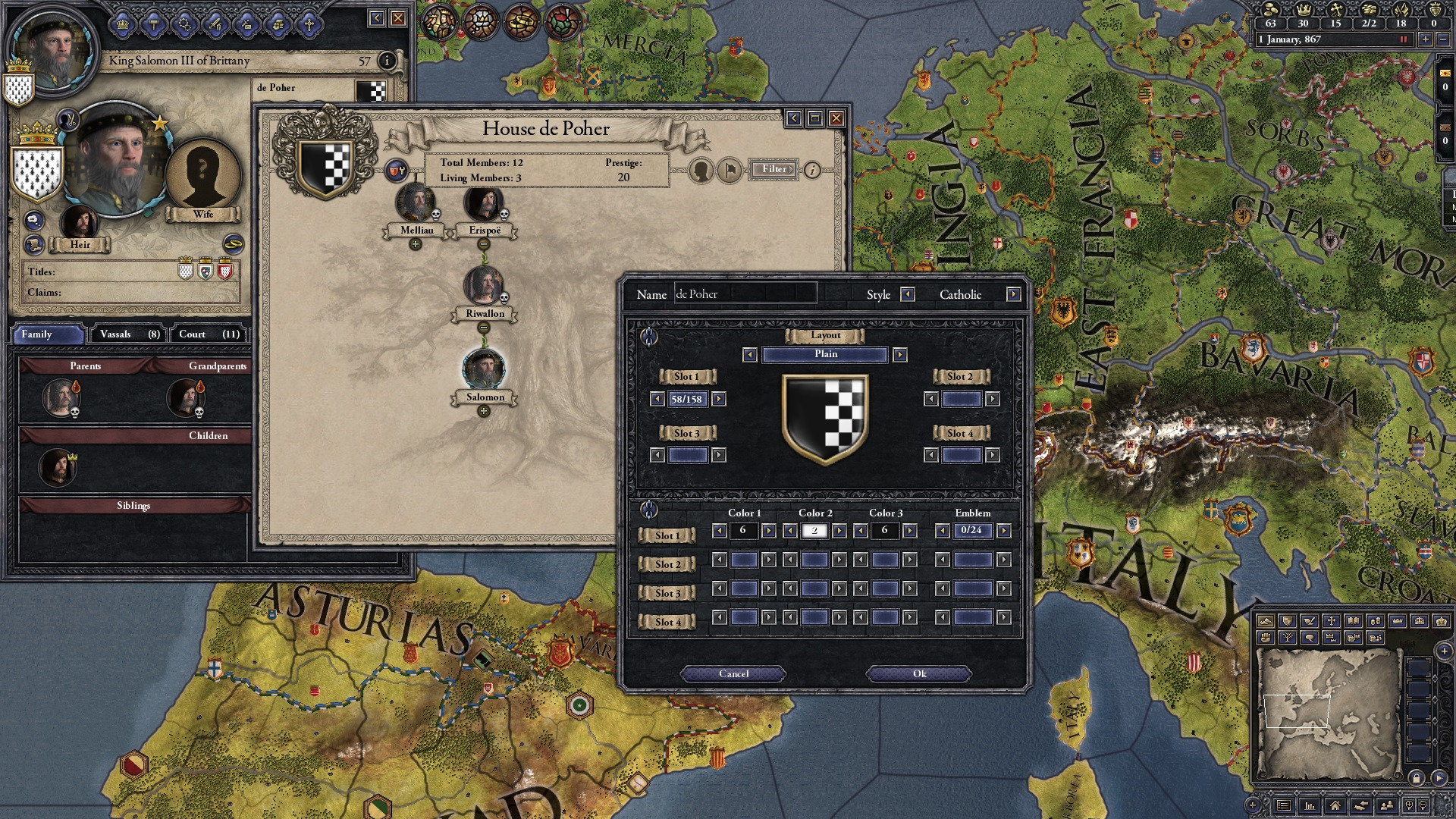 DLC - Crusader Kings II: Customization Pack screenshot
