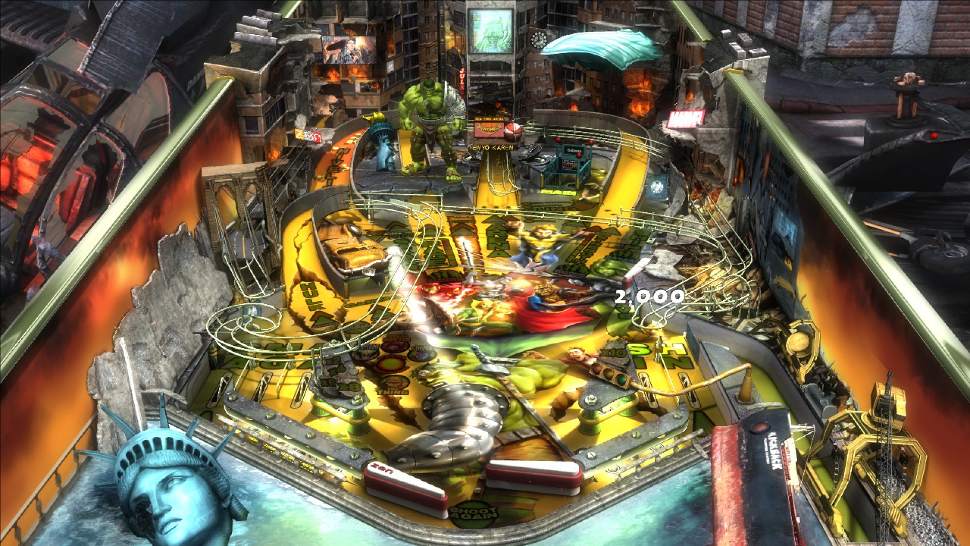 Pinball FX2 - Marvel Pinball Avengers Chronicles pack screenshot