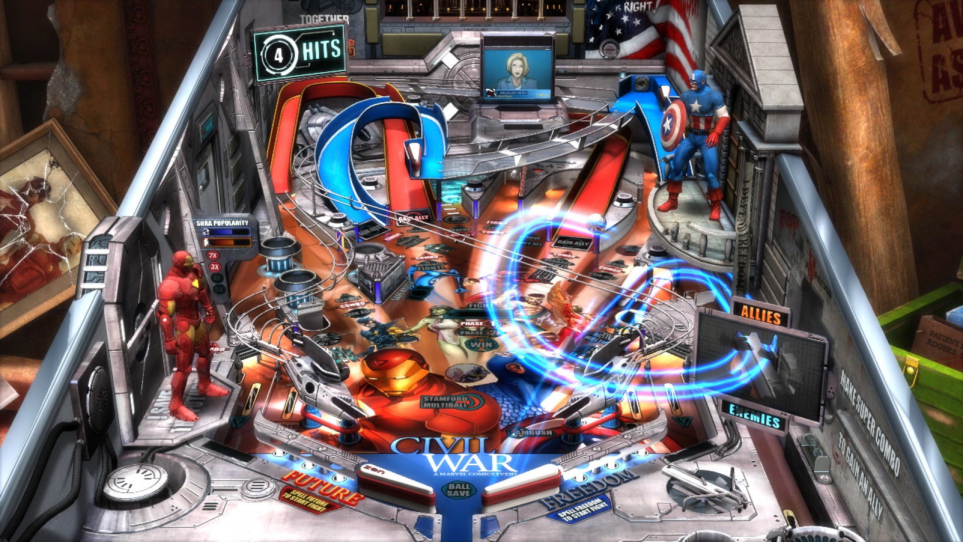 Pinball FX2 - Civil War Table screenshot