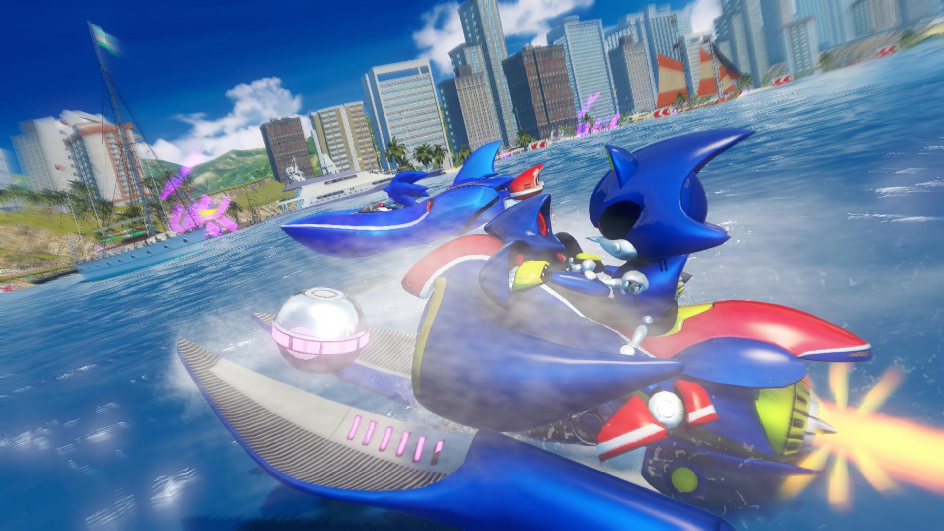 Sonic and All-Stars Racing Transformed: Metal Sonic & Outrun DLC screenshot