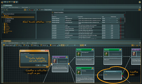 скриншот articy:draft SE - Commercial Use Upgrade 2