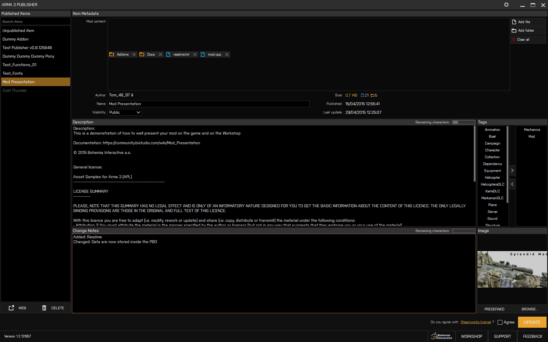 Arma 3 Tools screenshot