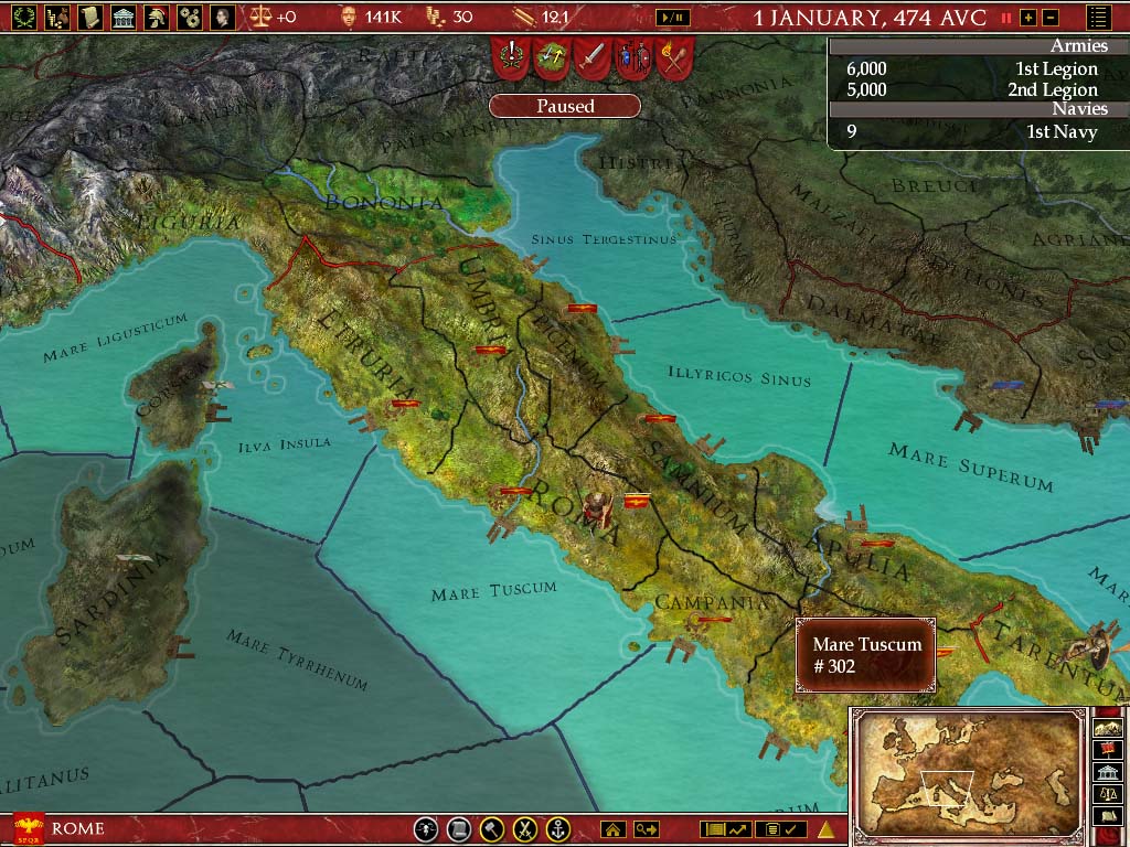 Europa Universalis: Rome - Gold Edition  screenshot