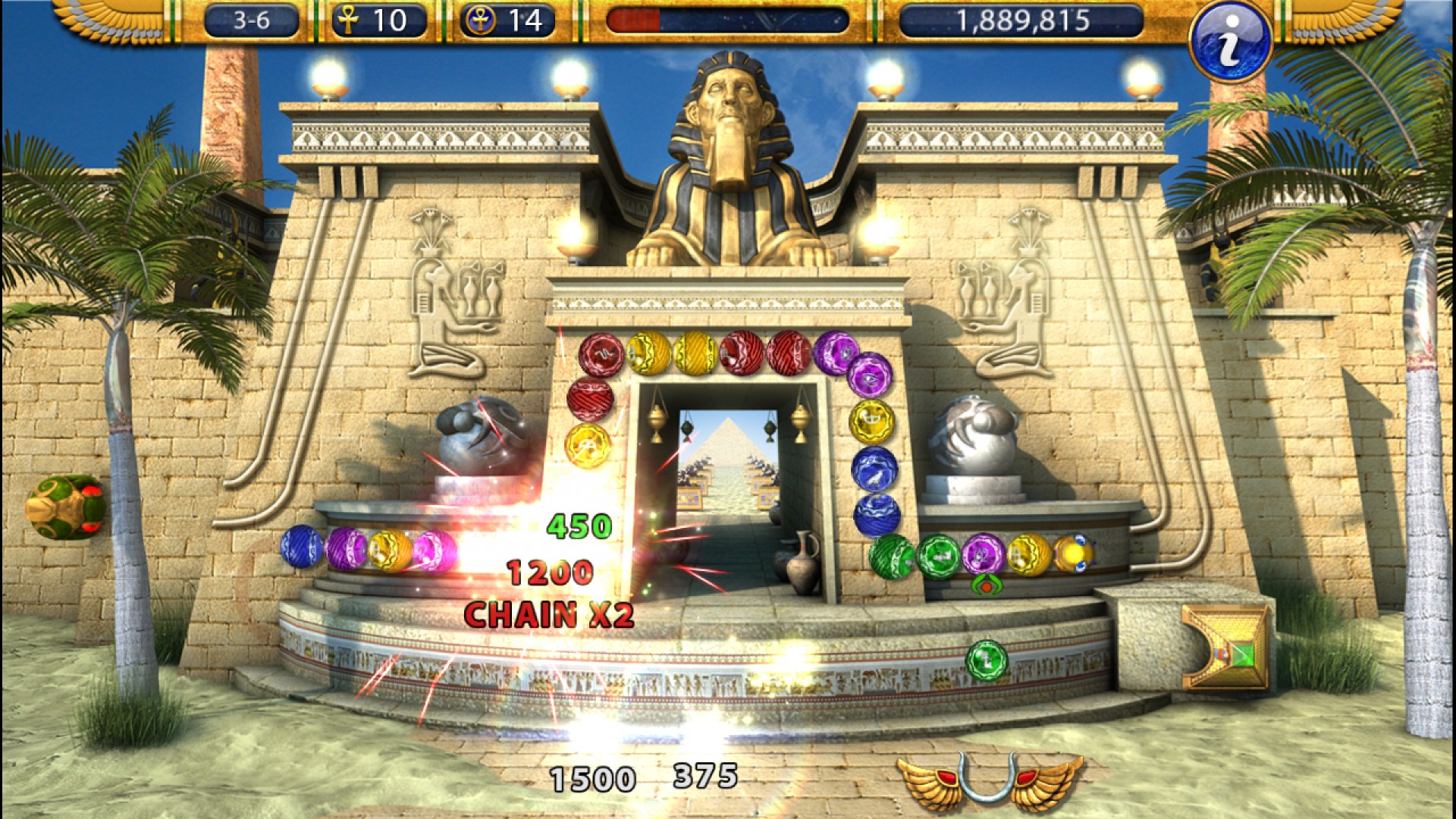 Luxor 2 HD screenshot