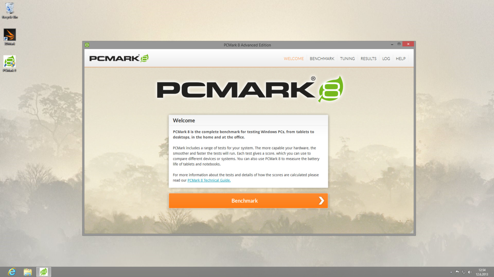 PCMark 8 screenshot