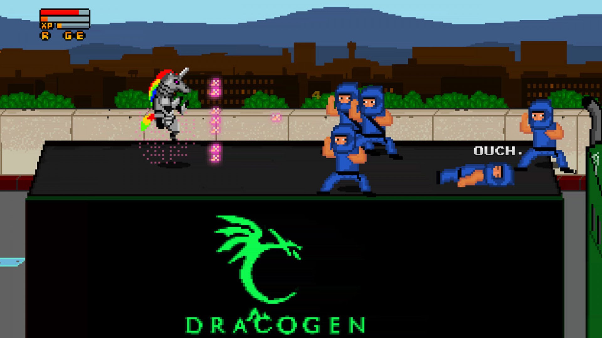 Fist Puncher: Robot Unicorn Attack Character screenshot
