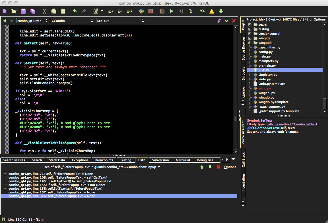 Wing IDE 5 screenshot