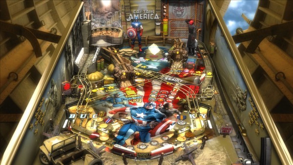 скриншот Pinball FX2 - Captain America Table 0
