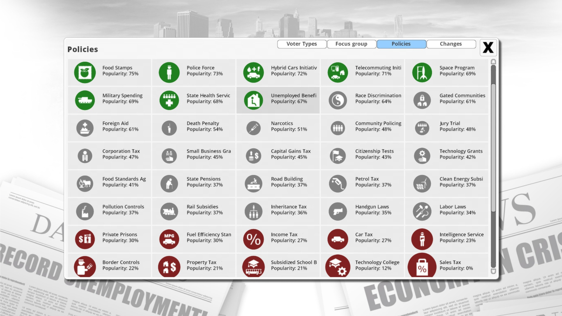 democracy 3 skills shortage