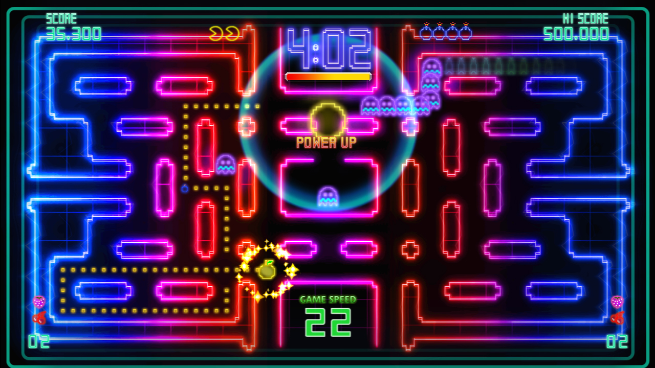 Pac-Man Championship Edition DX+: Championship III & Highway II Courses screenshot