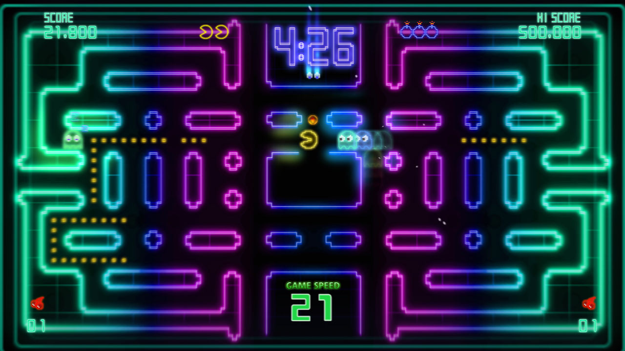 Pac-Man Championship Edition DX+: Championship III & Highway II Courses screenshot