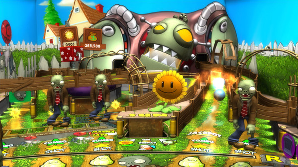 скриншот Pinball FX2 - Plants vs. Zombies Table 3