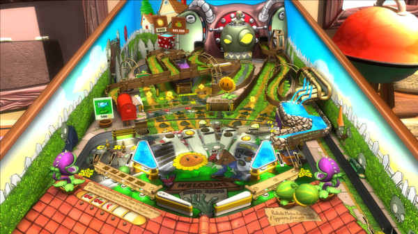 скриншот Pinball FX2 - Plants vs. Zombies Table 0