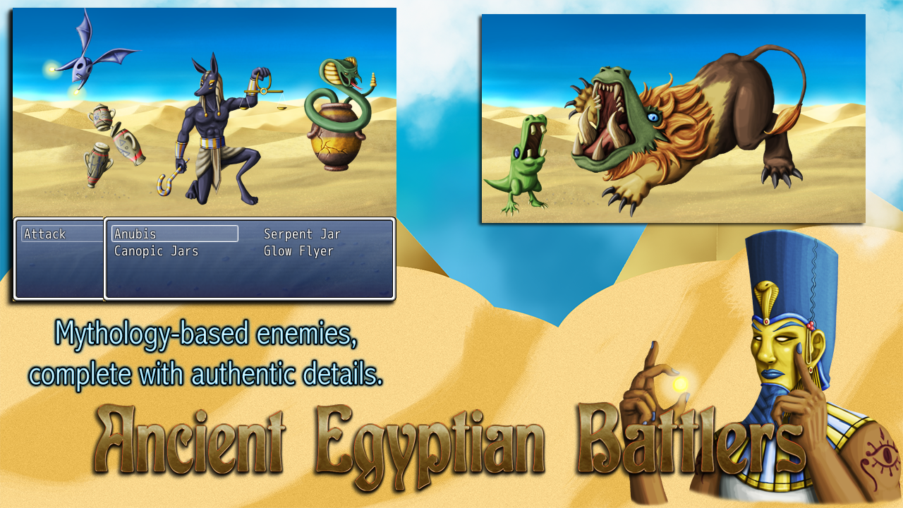 RPG Maker VX Ace - Egyptian Myth Battlers screenshot
