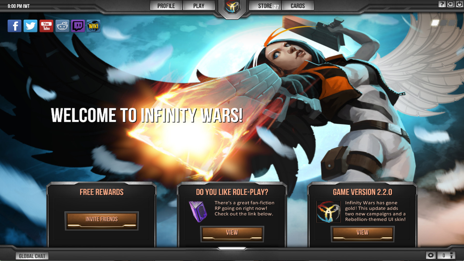 Infinity Wars: Animated Trading Card Game Steam Discovery