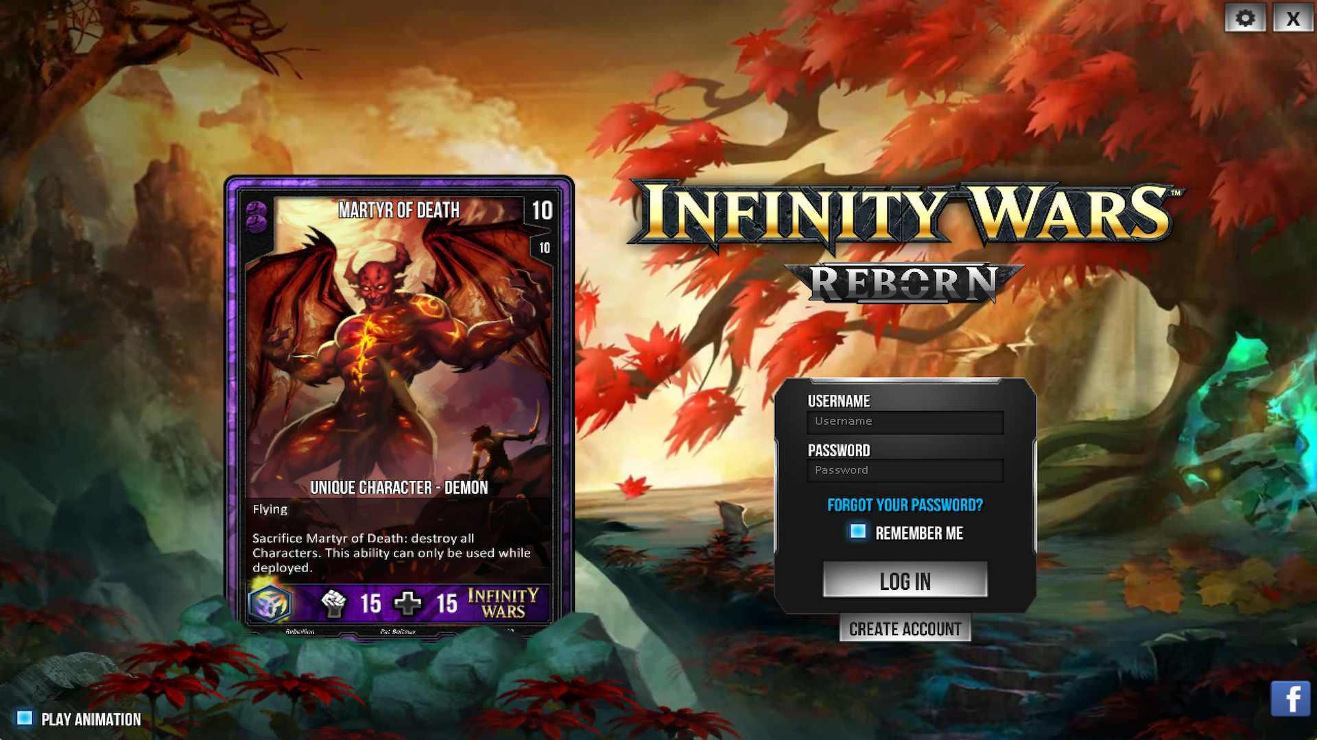 Infinity Wars: Animated Trading Card Game screenshot