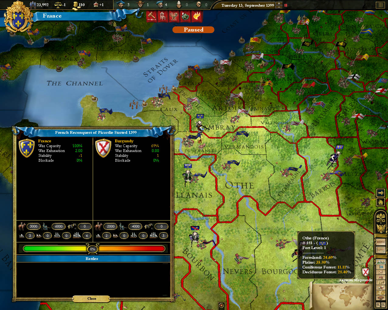Europa Universalis III: Heir to the Throne screenshot