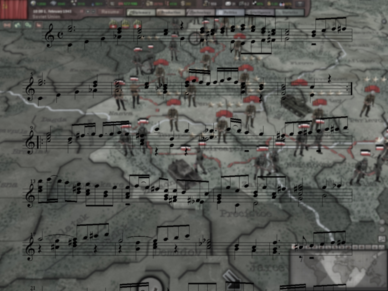 Hearts of Iron III: Soviet Music Pack DLC screenshot