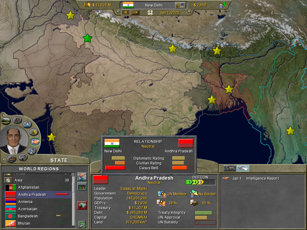Supreme Ruler 2020 Gold screenshot