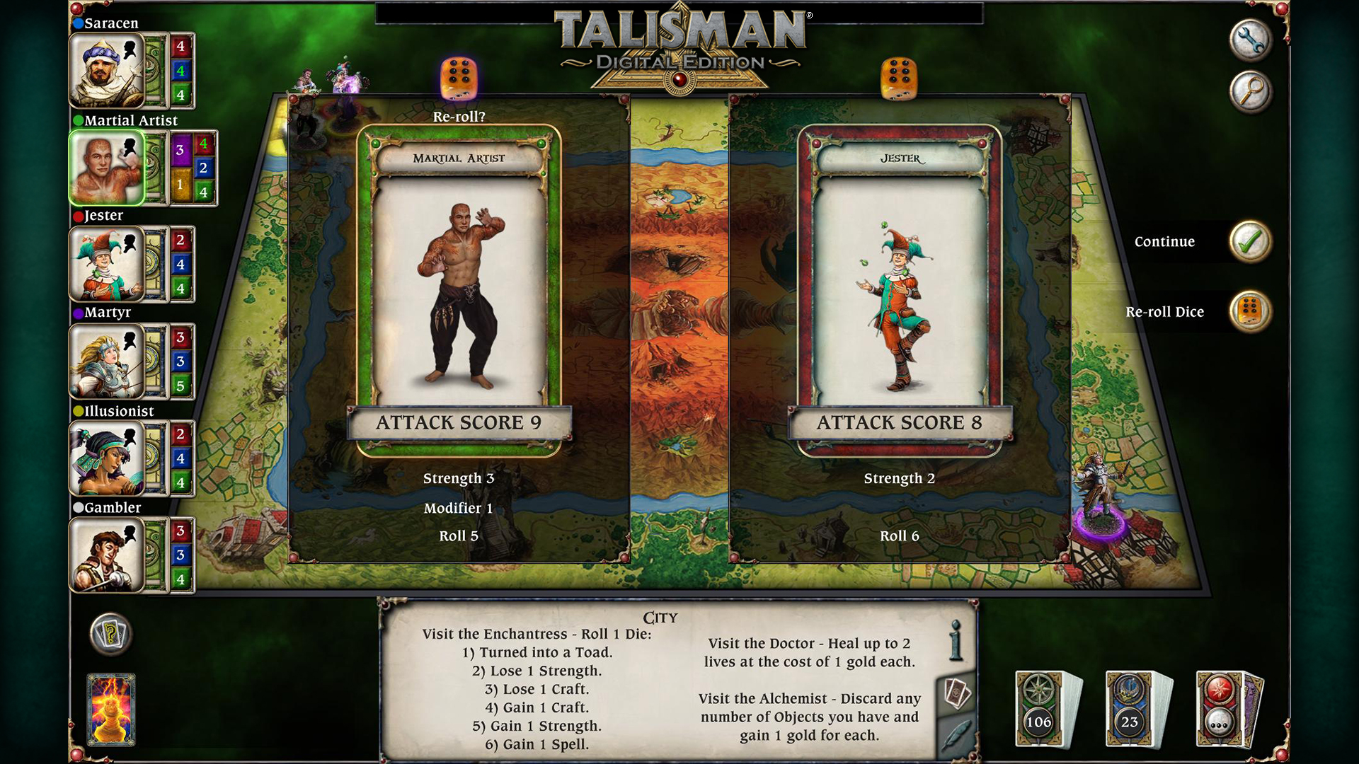 Talisman Character - Martial Artist screenshot
