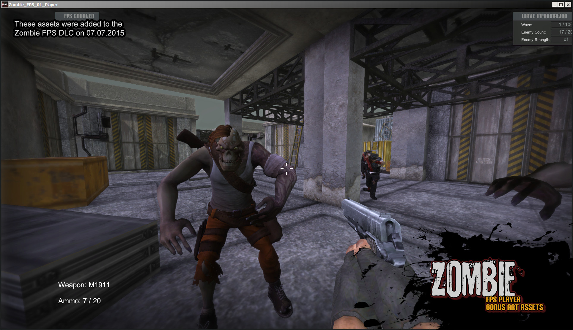 Axis Game Factory's AGFPRO Zombie FPS Player DLC screenshot