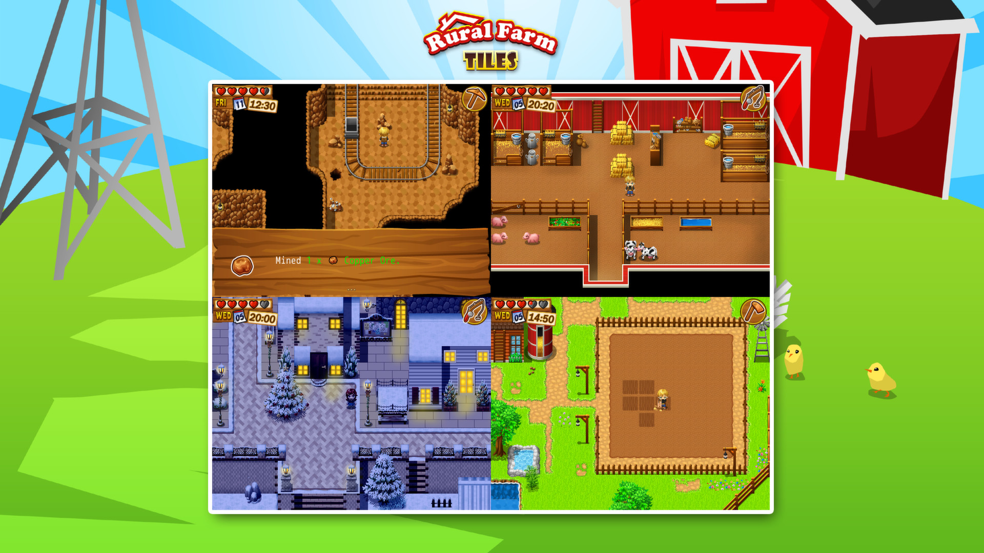RPG Maker VX Ace - Rural Farm Tiles Resource Pack screenshot