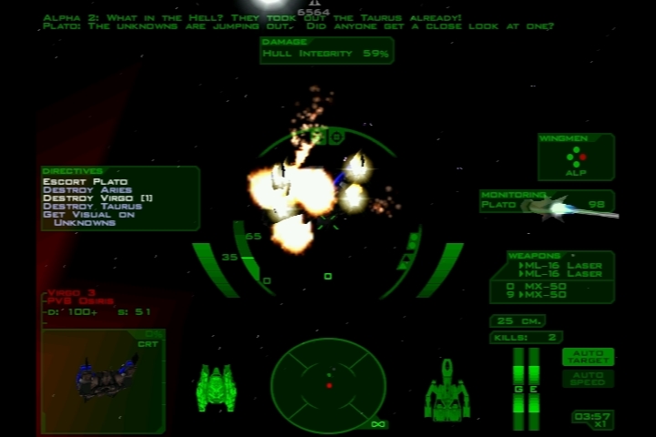 Descent: FreeSpace – The Great War screenshot