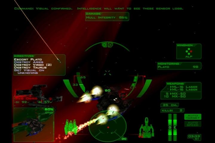 Descent: FreeSpace – The Great War screenshot