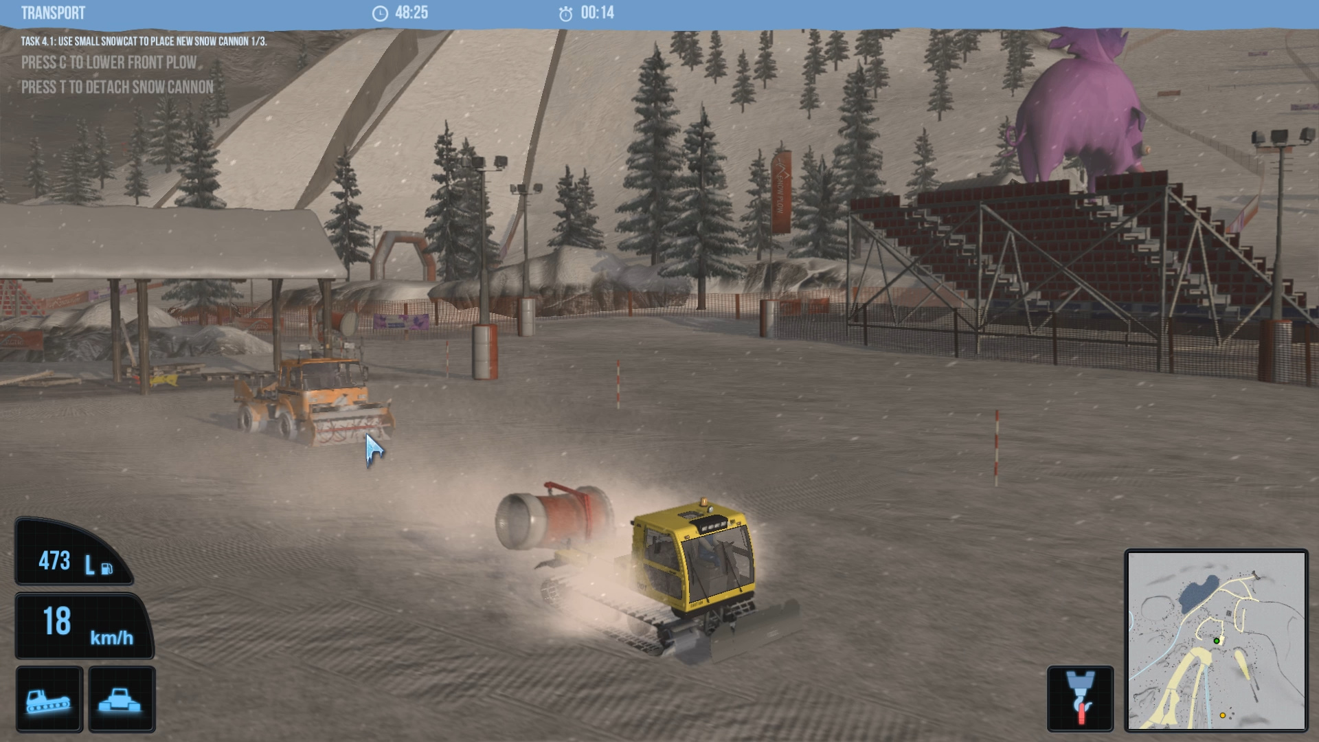 Snowcat Simulator screenshot