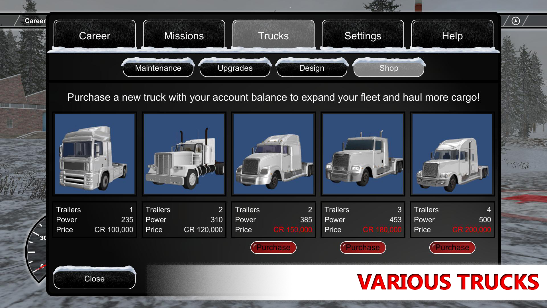 Arctic Trucker Simulator screenshot