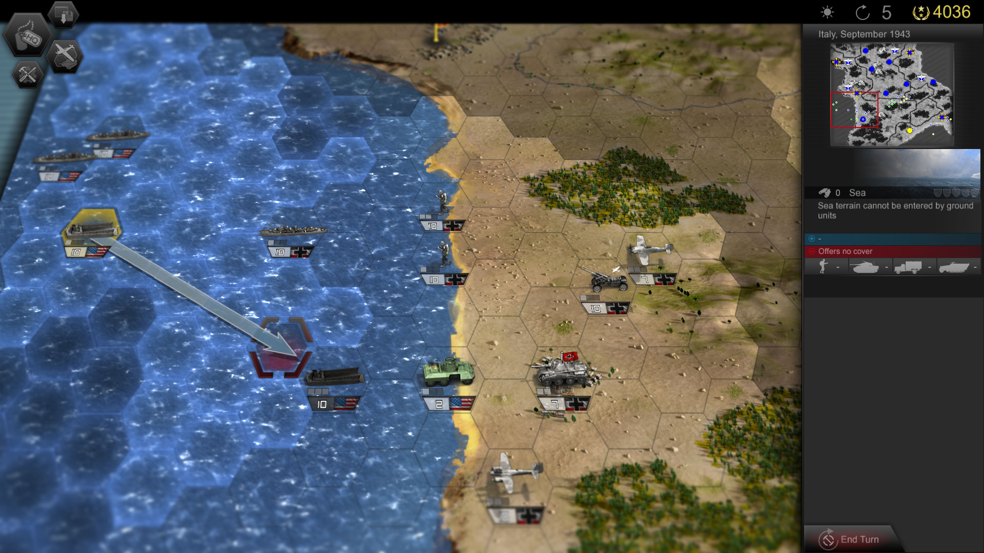 Panzer Tactics HD screenshot