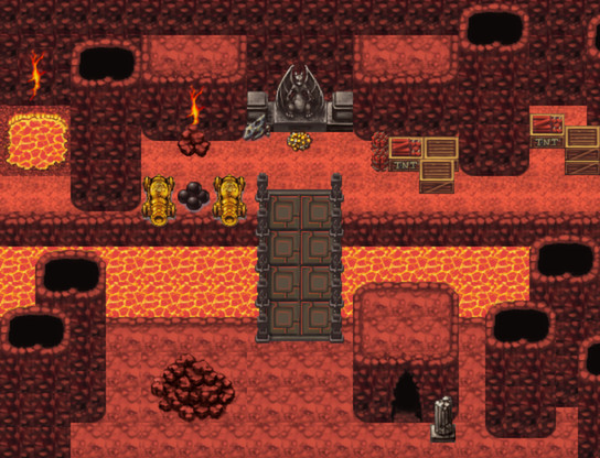RPG Maker VX Ace - Dungeons and Volcanoes Tile Pack screenshot