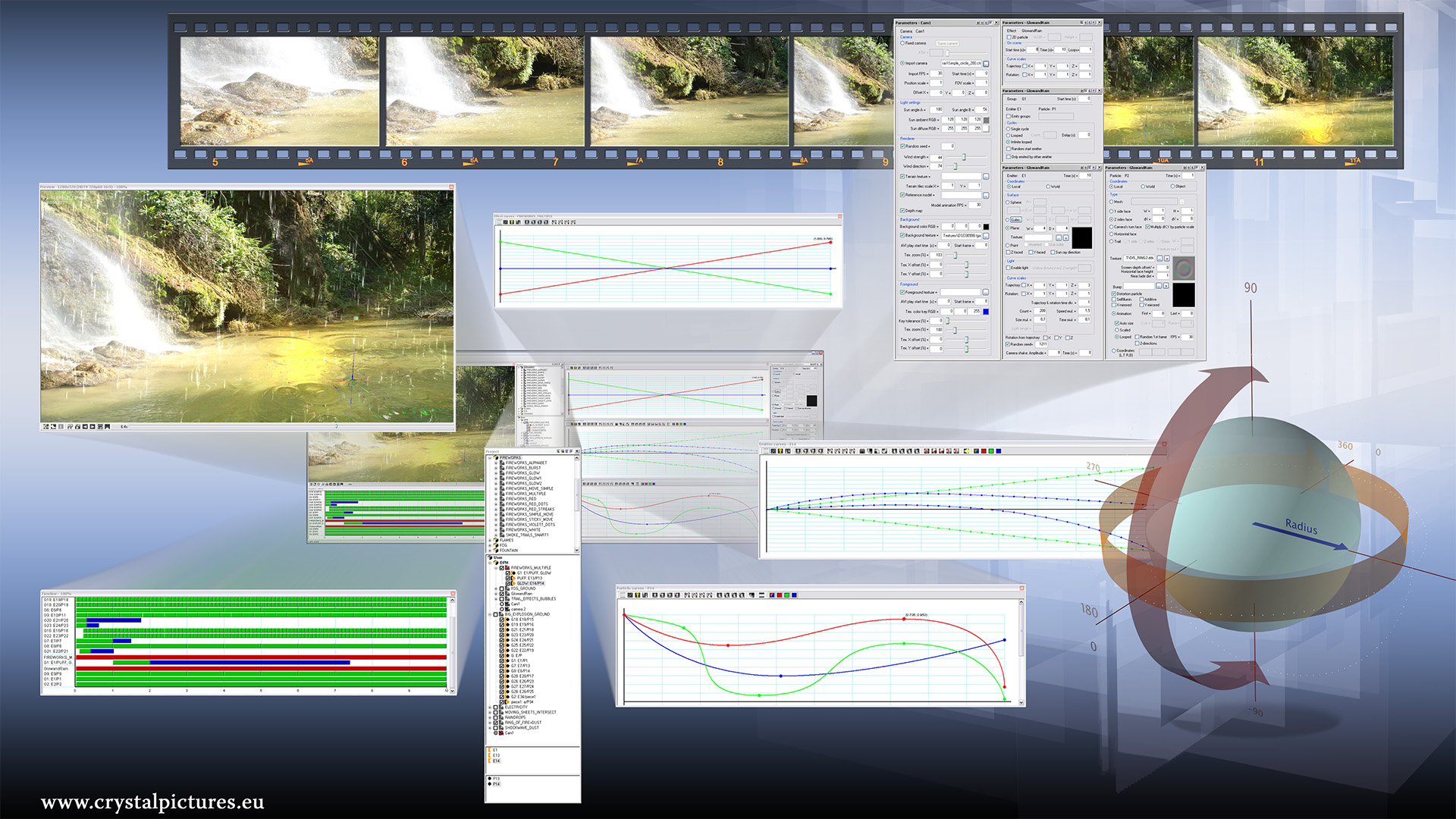 3D ParticleGen Visual FX screenshot