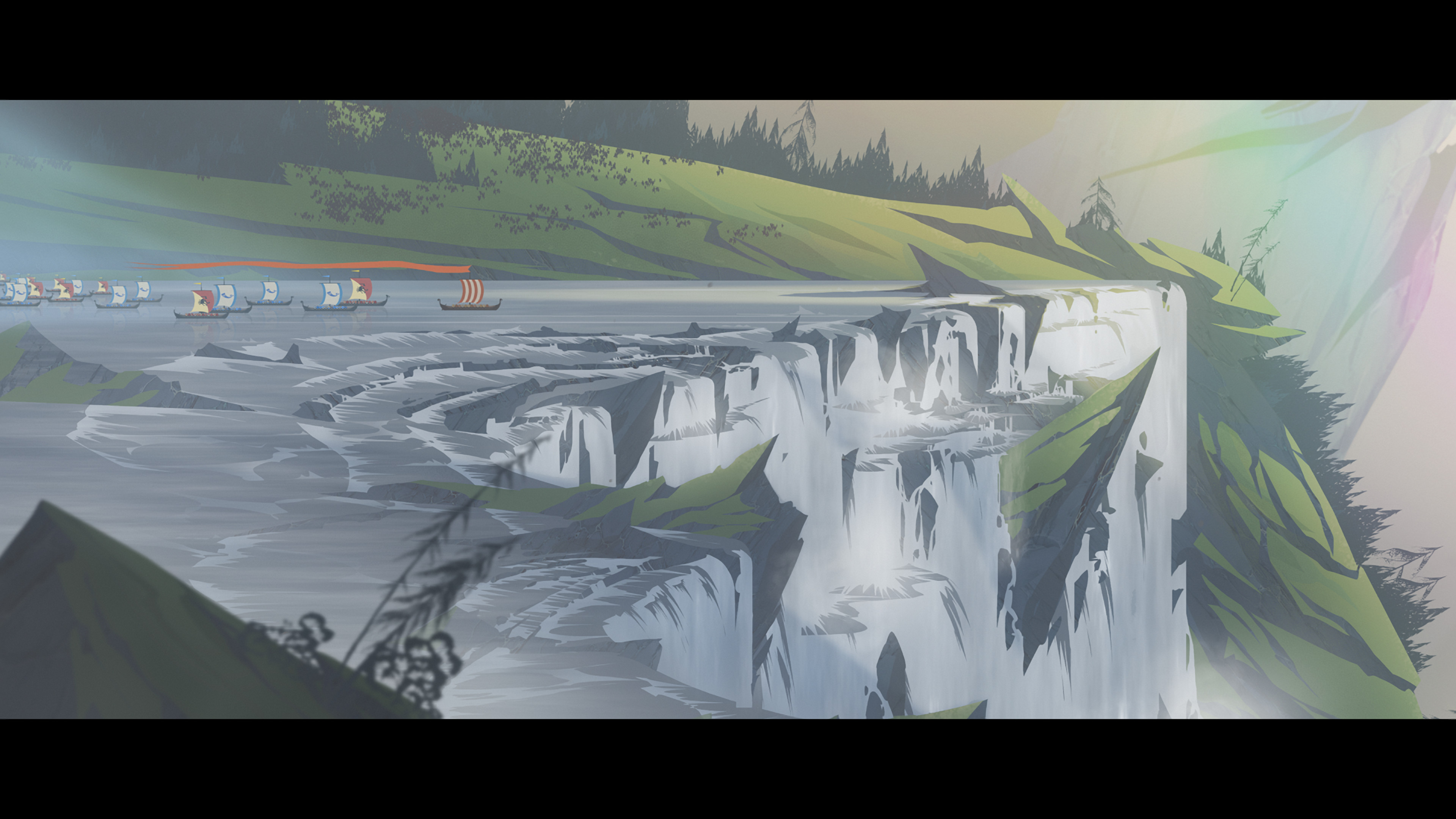 Banner Saga 2 Waterfall