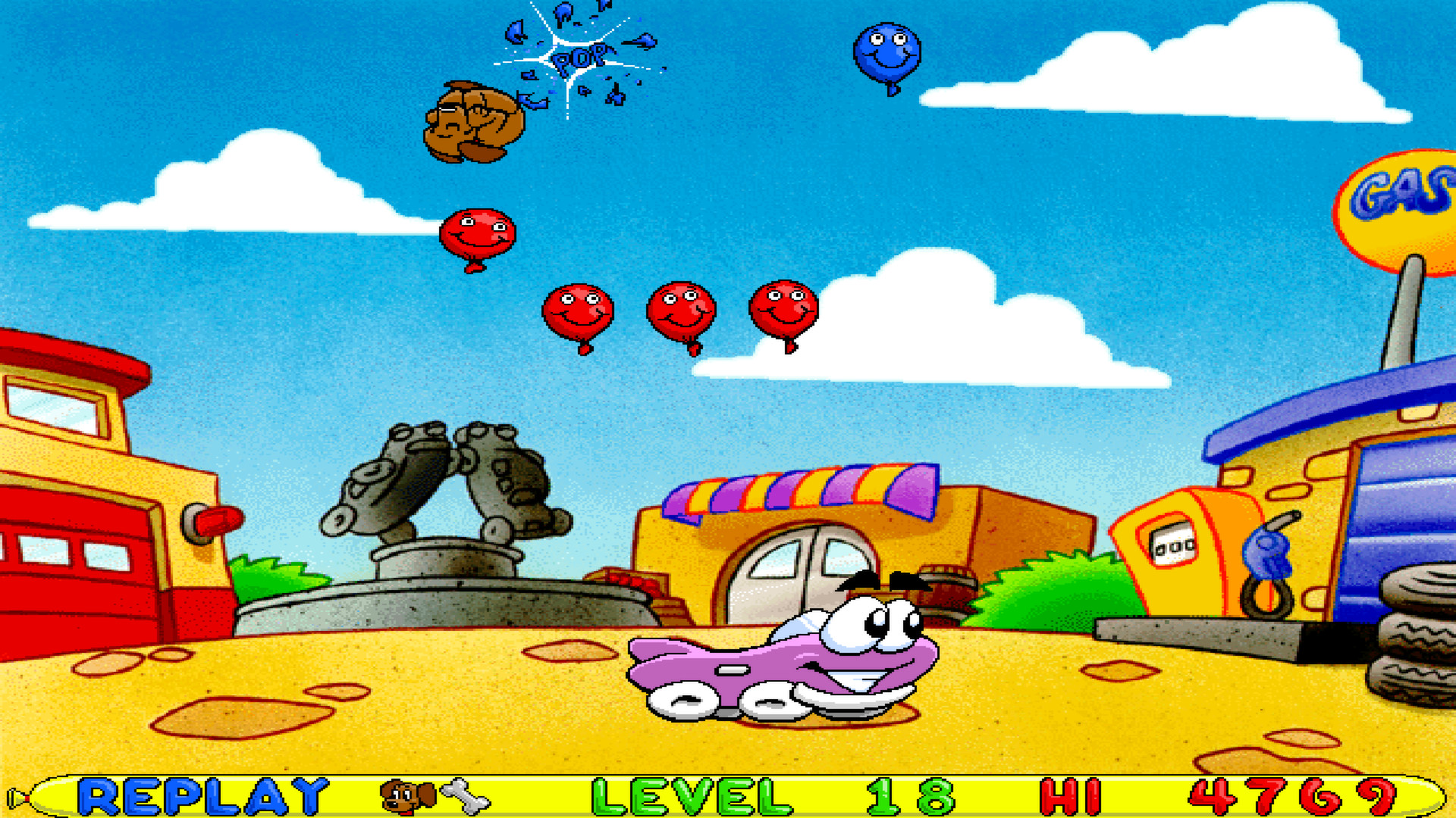 Putt-Putt and Pep's Balloon-o-Rama screenshot