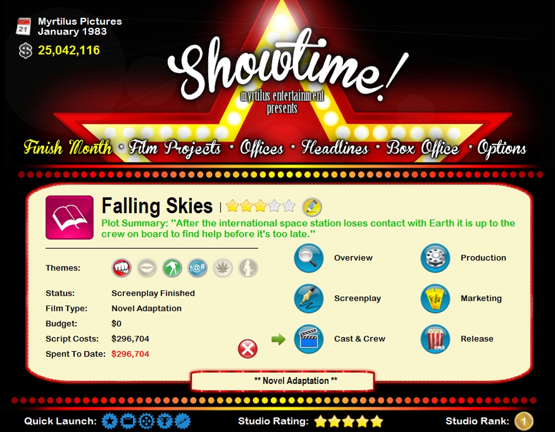 Showtime! screenshot