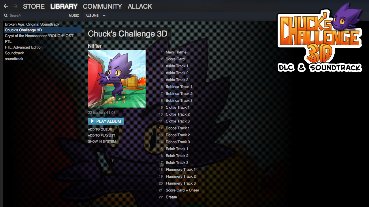 Chuck's Challenge 3D: DLC & Soundtrack screenshot