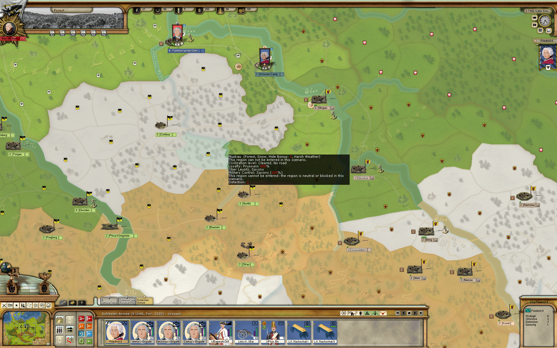 Rise of Prussia Gold screenshot